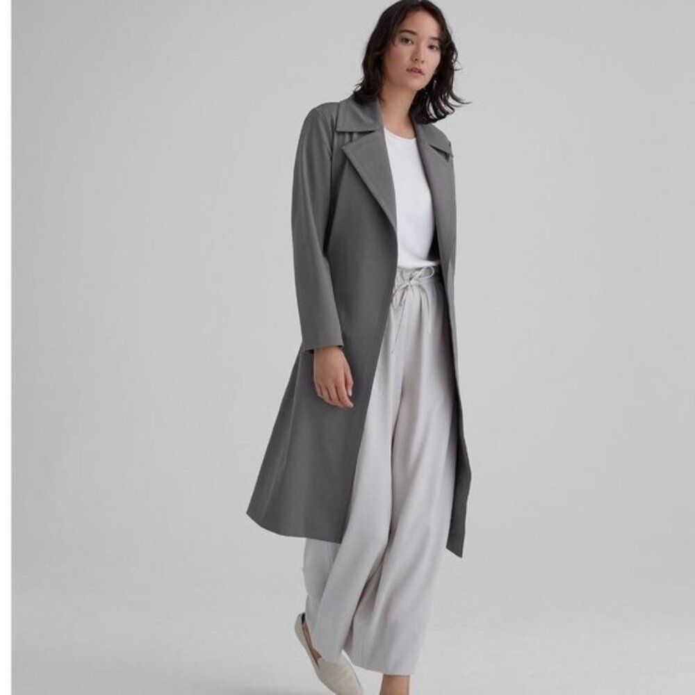 Club Monaco Jersey Trench Coat